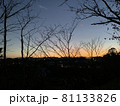 冬の夕焼け 81133826
