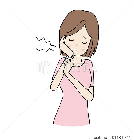 女性 健康 体の痛み 歯 歯痛 81133974