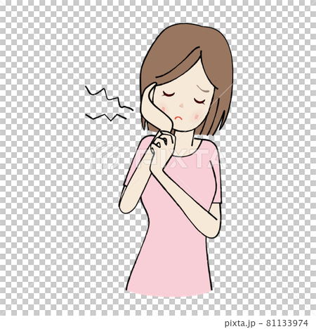 女性 健康 体の痛み 歯 歯痛 81133974