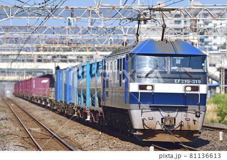 東海道本線　平塚　JR貨物　EF210-319（吹田） 81136613