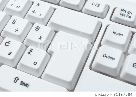 Internet Browsing Online Surfing, Word Typing, Modern Writing Device, Web Content Creations, Computerized Workspace Designs, Electronic Working Collections Keyboard 81137584