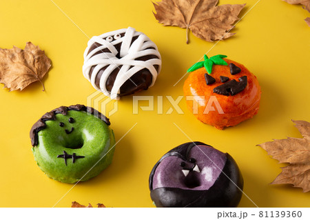 Assortment of Halloween donuts Assortment of Halloween donuts 81139360