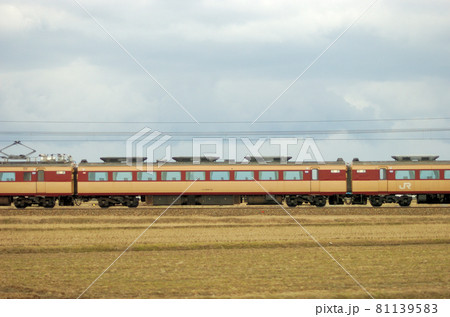 北陸本線　石動－福岡　JR西日本　489系　新H04編成　⑥　モハ489-14（金沢）　山側 81139583