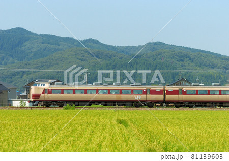 北陸本線　石動－福岡　JR西日本　485系　Y31編成　⑦　クハ481-337（金沢）　山側 81139603