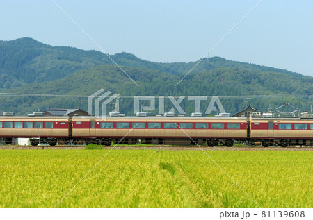 北陸本線　石動－福岡　JR西日本　485系　Y33編成　②　モハ485-215（金沢）　山側 81139608