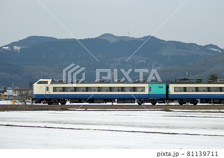北陸本線　石動－福岡　JR東日本　485系　R2編成　①　クハ481-3037（新潟）　山側 81139711
