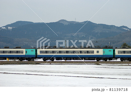 北陸本線　石動－福岡　JR東日本　485系　R2編成　⑦　モハ484-3086（新潟）　山側 81139718