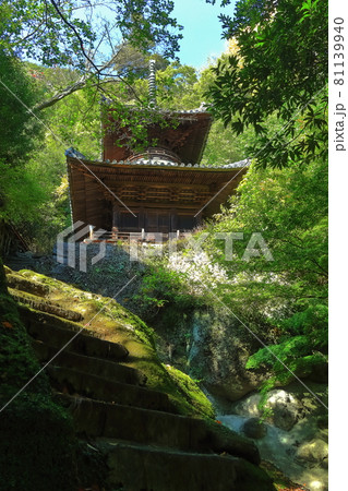 【香川県】 四国霊場第71番札所「深緑の秋 弥谷寺」(多宝塔) 【香川県】 四国霊場第71番札所「深緑の秋 弥谷寺」(多宝塔) 81139940