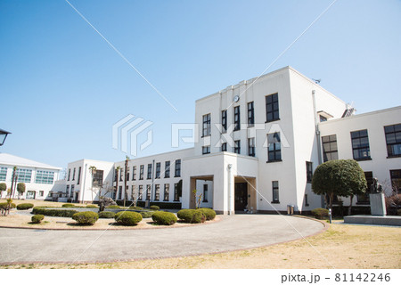 テレビアニメ けいおん の舞台 豊郷小学校旧校舎群の写真素材 テレビアニメ けいおん の舞台 豊郷小学校旧校舎群の写真素材