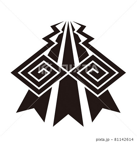 Family crest lightning - Stock Illustration [81142614] - PIXTA