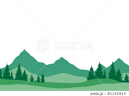 森林背景白スペース 森林背景白スペース 81142914