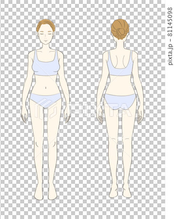 女士全身插畫內衣 女士全身插畫內衣 81145098