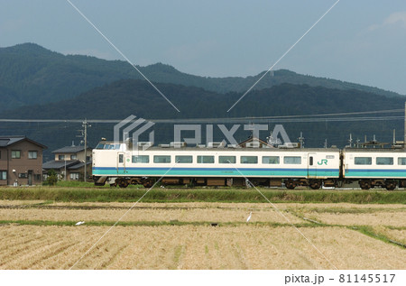 北陸本線　石動－福岡　JR東日本　485系　T11編成　①　クロハ481-1009（新潟）　山側 81145517