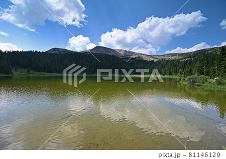 Hassell Lake in Arapaho National Forest, Colorado. 81146129