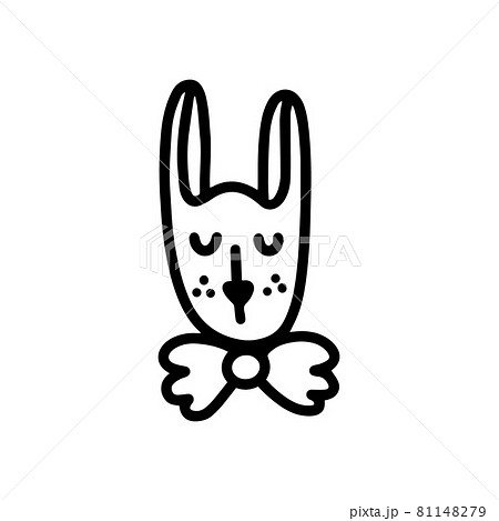 Easter bunny. illustration in the doodle style Easter bunny. illustration in the doodle style 81148279