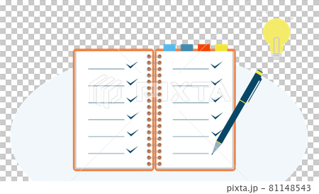 Checklist notebook notebook pen 81148543