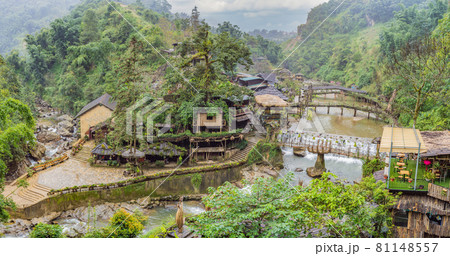 Landscape of Sapa in the fog, Northwest Vietnam. Vietnam opens to tourism after quarantine Coronovirus COVID 19 Landscape of Sapa in the fog, Northwest Vietnam. Vietnam opens to tourism after quarantine Coronovirus COVID 19 81148557