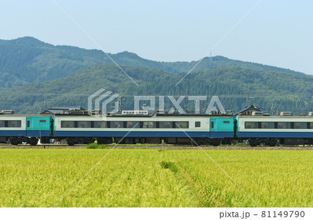 北陸本線 石動-福岡 JR東日本 485系 R23編成 ④ モハ484-3075(新潟) 山側 北陸本線 石動-福岡 JR東日本 485系 R23編成 ④ モハ484-3075(新潟) 山側 81149790