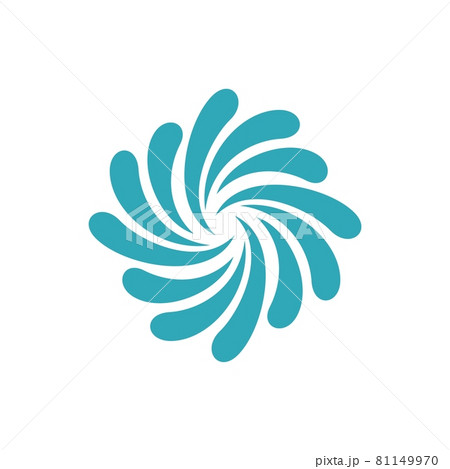 Splash Water Ornamental Flower vector template Illustration Design. Vector EPS 10. 81149970