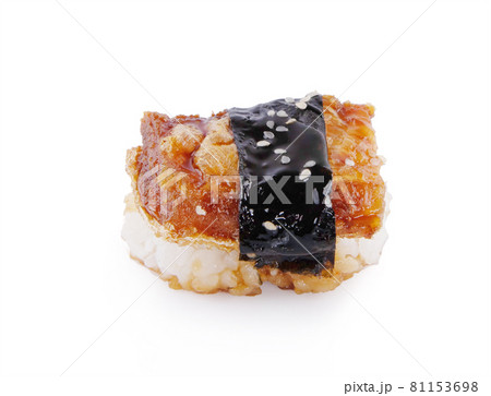 nigiri sushi Isolated on white background nigiri sushi Isolated on white background 81153698