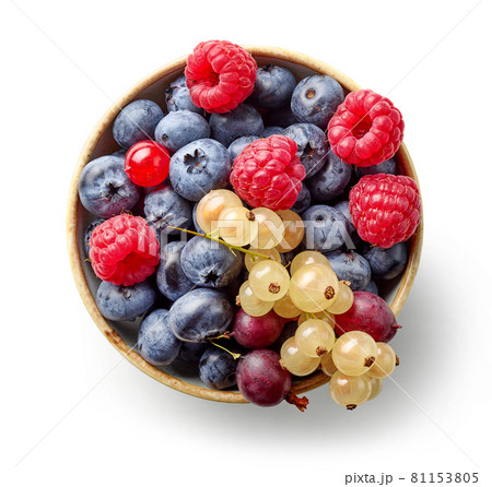 bowl of fresh berries bowl of fresh berries 81153805