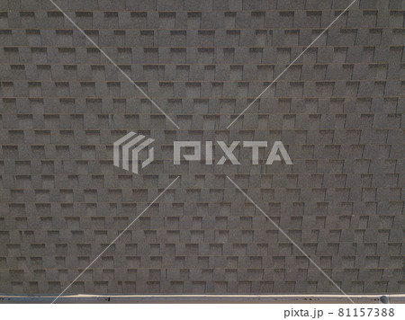 Shingles texture - close up view of asphalt roofing shingles 81157388