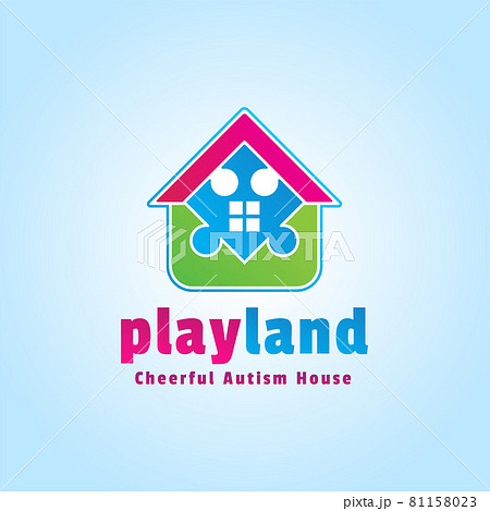 Playful logo. Playland vector design. Colorful...のイラスト素材 [81158023] - PIXTA