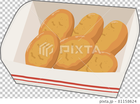 チキンナゲット　箱　縁あり 81158624