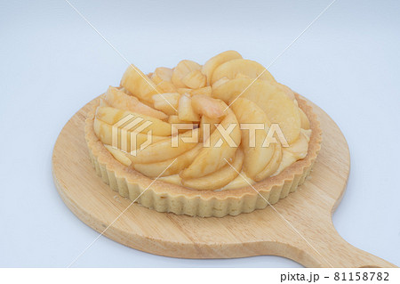 飛騨桃 白背景 桃タルト 飛騨桃 白背景 桃タルト 81158782