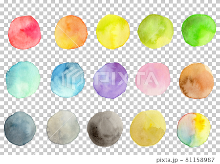Water color circle 81158987