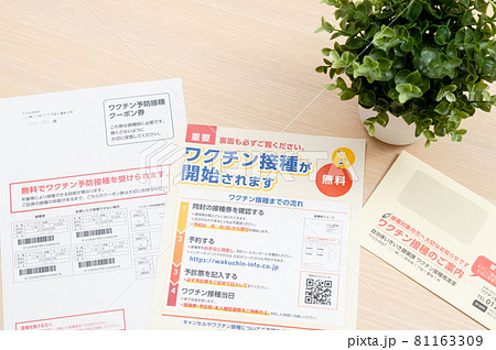 ワクチン接種のお知らせ(接種券) ワクチン接種のお知らせ(接種券) 81163309