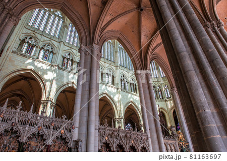 cathedral of Amiens, france. cathedral of Amiens, france. 81163697