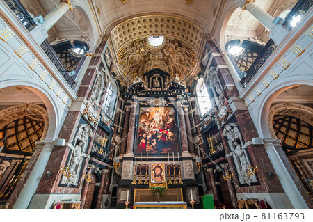 Interiors of Saint Charles Borromee church, Anvers, Belgium 81163793