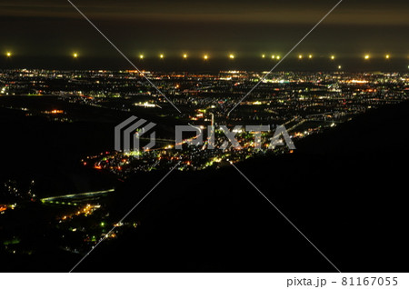 犀鶴林道(獅子吼高原)からの加賀平野の夜景 日本夜景100選 犀鶴林道(獅子吼高原)からの加賀平野の夜景 日本夜景100選 81167055