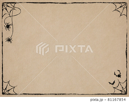 ハロウィンっぽい蜘蛛の巣の背景のイラスト素材