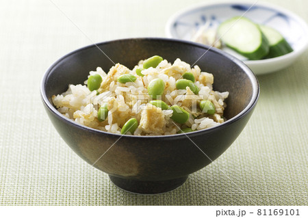 枝豆と油揚げの炊き込みご飯1 81169101