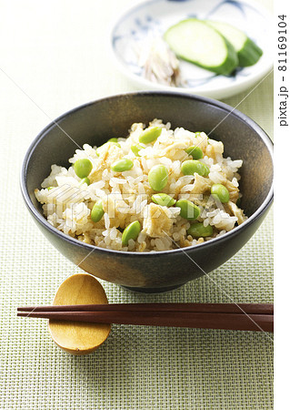 枝豆と油揚げの炊き込みご飯12 81169104