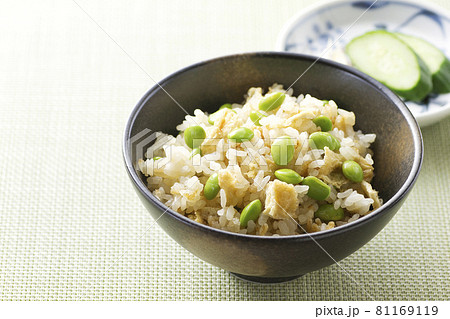 枝豆と油揚げの炊き込みご飯6 枝豆と油揚げの炊き込みご飯6 81169119