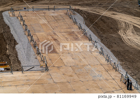 作業範囲敷鉄板　作業通路 81169949