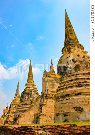 タイ アユタヤ遺跡 ワット・プラ・シーサンペット タイ アユタヤ遺跡 ワット・プラ・シーサンペット 81170235