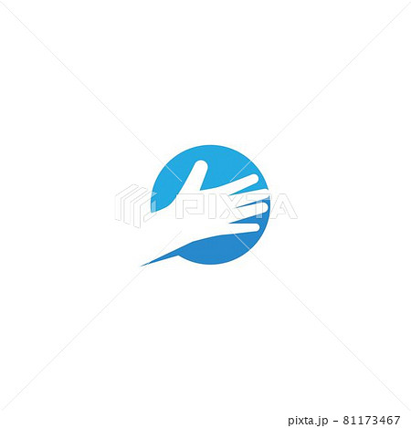 Medical safety gloves icon 81173467