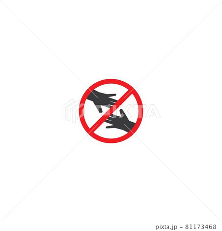 Social distancing icon 81173468