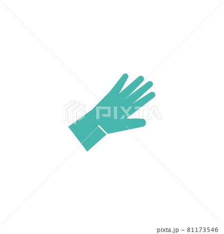 Medical safety gloves icon Medical safety gloves icon 81173546