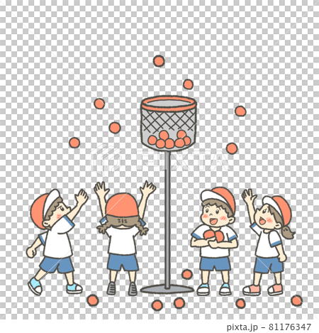 運動會插畫球案例（紅組） 81176347