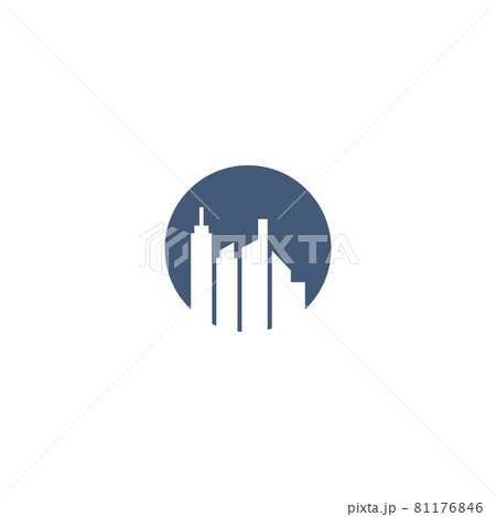 City skyline, city silhouette logo  icon vector 81176846
