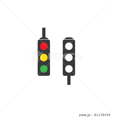 Traffic lights icon 81178459