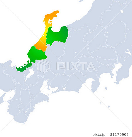 石川県地図と北陸地方