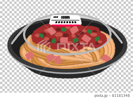 コンビニパスタのイラスト コンビニパスタのイラスト 81181348