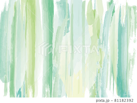 緑の水彩背景 81182392