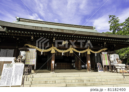 吉備津彦神社　拝殿　岡山県岡山市 81182400